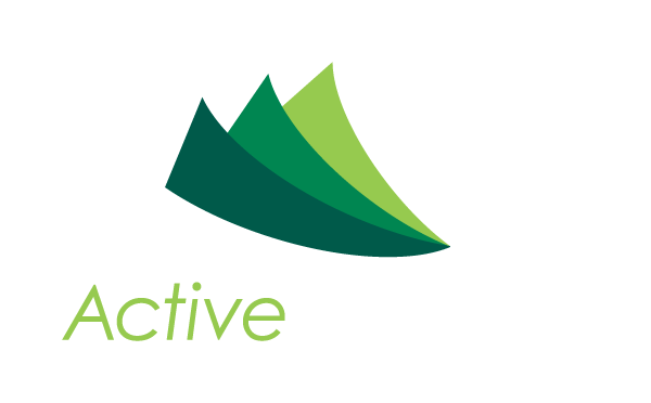 Active Medical logo, light version for dark backgrounds